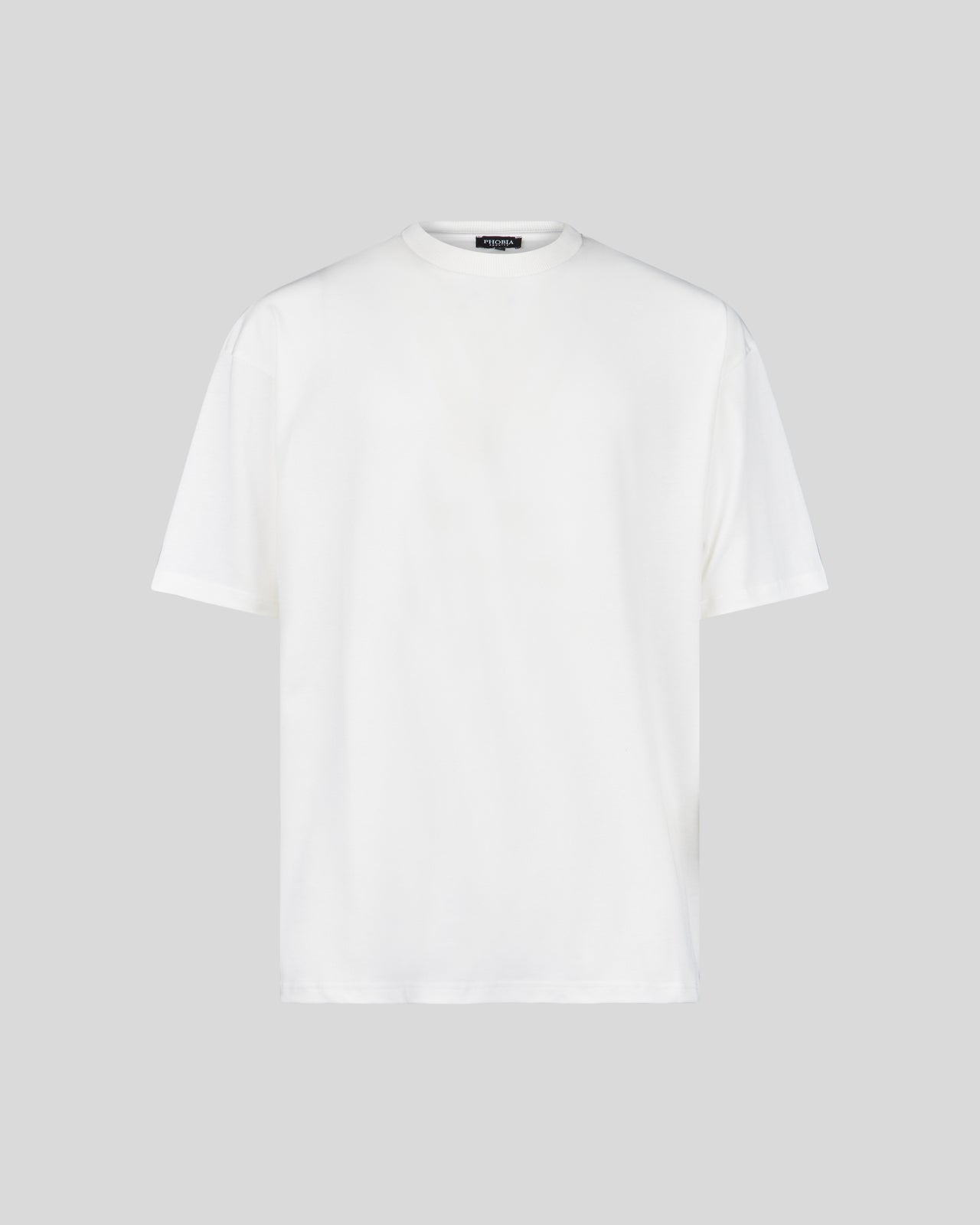 Phobia Archive WHITE T-SHIRT WITH GOTHIC LOGO 2025