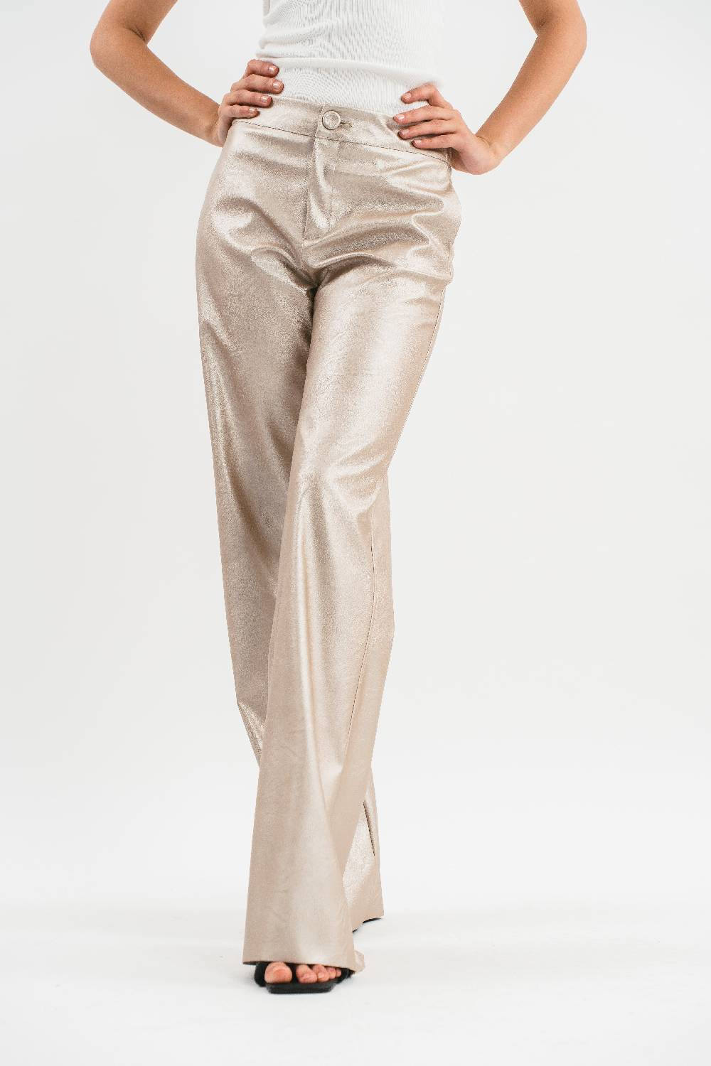 Pink Memories Pantalone in eco pelle Prezzo Ridotto