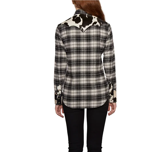 DSQUARED CAMICIA IN COTONE CHECK CON INSERTO Shopping Online