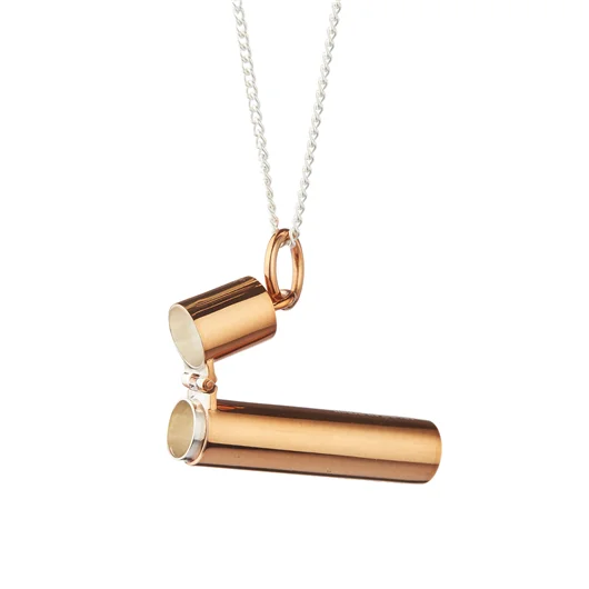 AMBUSH COLLANA IN ARGENTO PILL CASE Acquista Ora