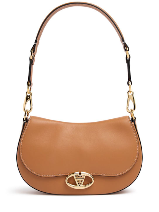 Luisaviaroma Borsa Saddle in pelle con logo Promozione Limitata