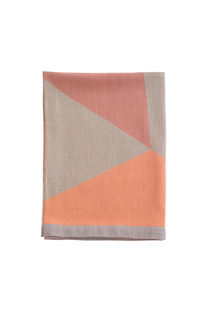 Sans Tabù Coperta Plaid jacquard in lana e seta "Policromi" Negozi Online