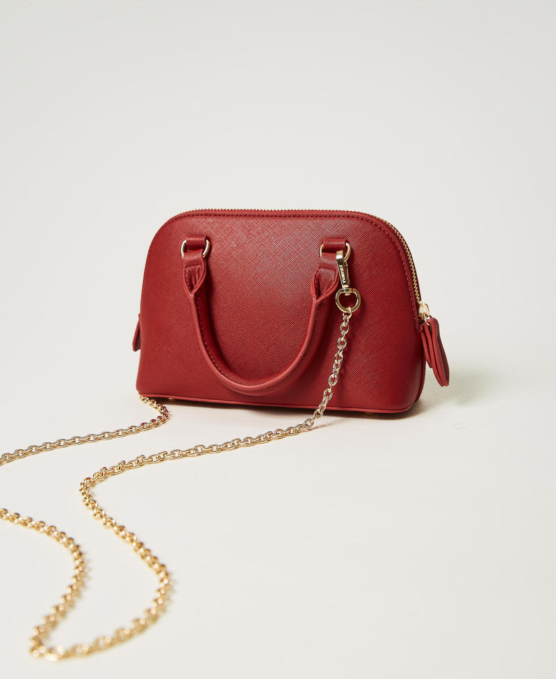 Scee by twin set Mini borsa a tracolla con Oval T Vendita Calda
