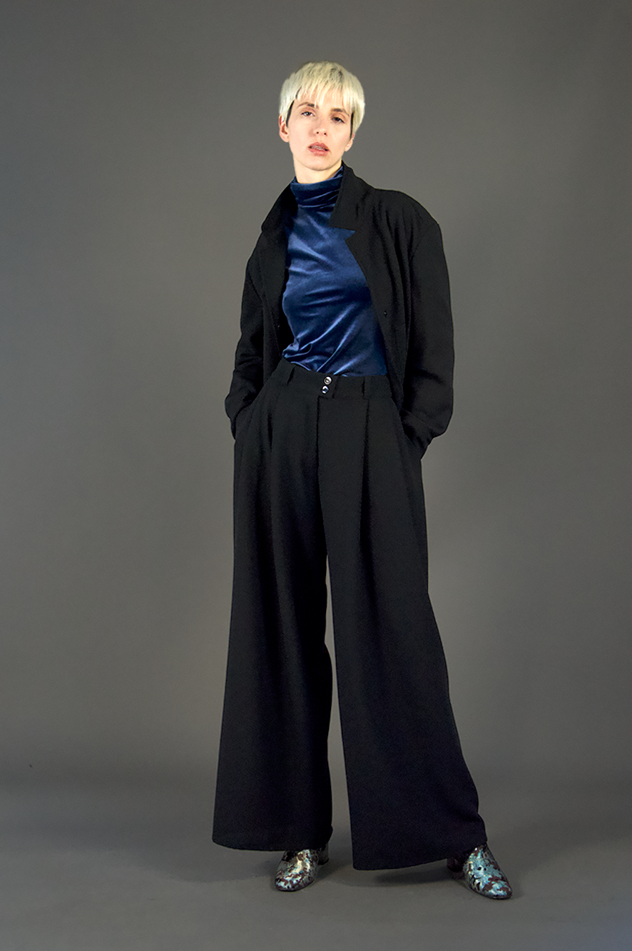 Stephan Janson NEW LUK – pantaloni neri Pezzi Unici