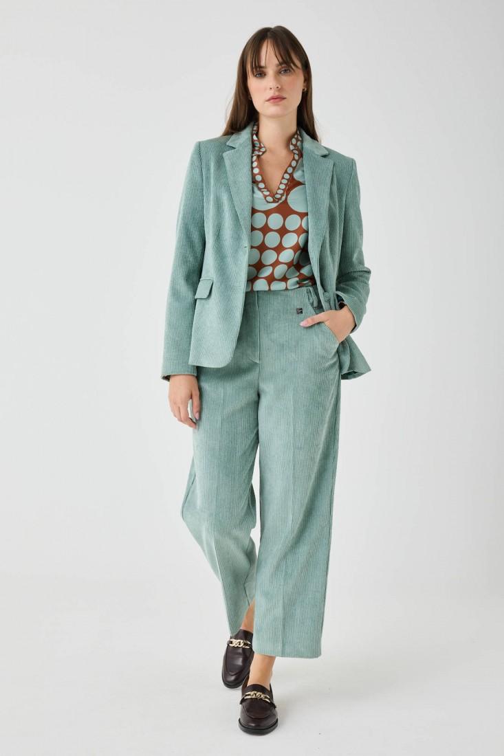 Zanetti 1965 Pantaloni in velluto cropped Shopping Online